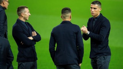 Juventus y Cristiano Ronaldo reconocieron la cancha de Old Trafford