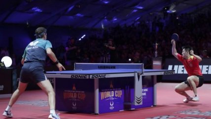 Zhendong Fan derrotó a Timo Boll y conquistó la Copa del Mundo de tenis de mesa