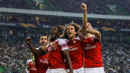 Arsenal hiló su tercer triunfo en Europa League al imponerse sobre Sporting de Lisboa