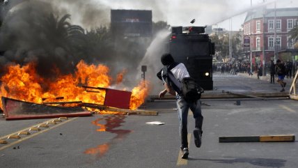  Los incidentes en la marcha convocada por la CCT  