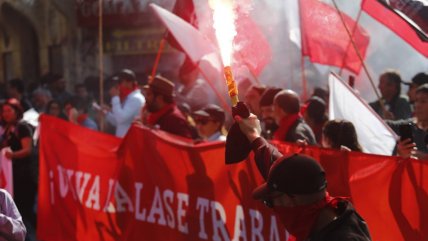  Marchas por el Día de los Trabajadores en Santiago y Valparaíso  