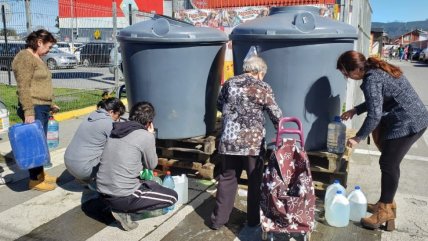  Las medidas de contingencia ante el corte de agua en Chiguayante  