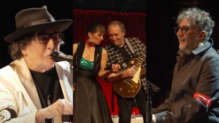   Charly García sorprendió y reapareció en vivo con Fito Paéz y músicos de GIT 