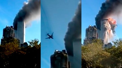   Veinte años después se difunde otro impactante video inédito del ataque a las Torres Gemelas 