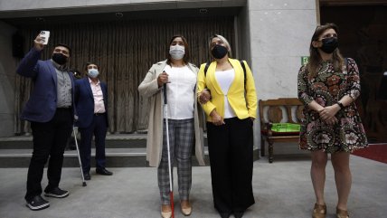  Fabiola Campillai visitó el Congreso a días de asumir su cargo  