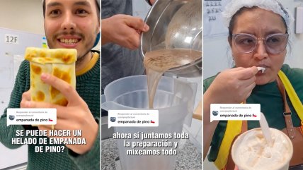   Chef ruso creó un helado de empanada de pino: 