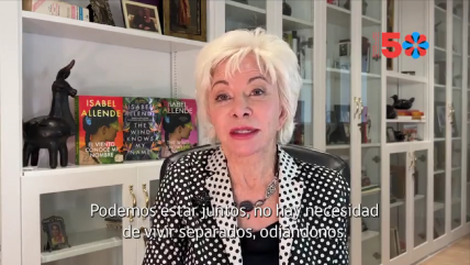   Escritora Isabel Allende a 50 años del golpe: 