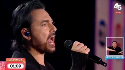   Beto Cuevas llevó todos sus éxitos a la Teletón 2023 