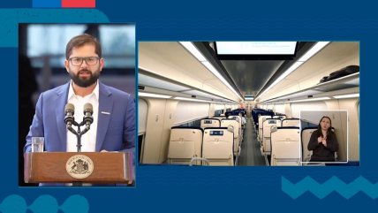   Boric inauguró el tramo Curicó-Talca del tren rápido de EFE 