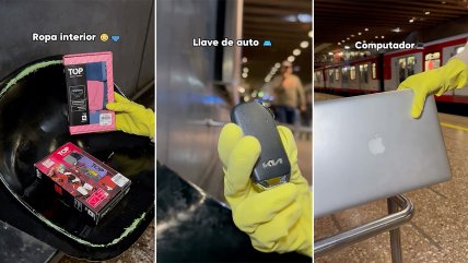   Desde calzoncillos a computadores: Los objetos perdidos por pasajeros del Metro 