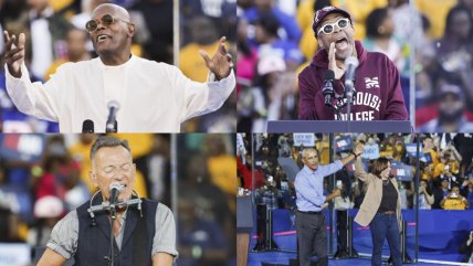  De Samuel L. Jackson a Bruce Springsteen: Estrellas apoyaron a Kamala Harris en Atlanta 