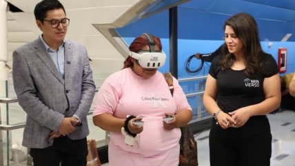   Con realidad virtual, Congreso Futuro invitó a usuarios del Metro a su edición 2025 