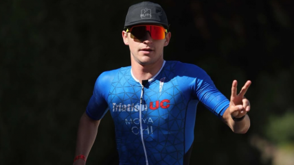   Diego Moya impuso un nuevo récord nacional en el Ironman 70.3 de Pucón 
