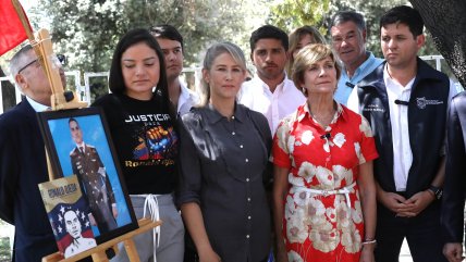  Rinden homenaje en memoria al exteniente Ronald Ojeda  