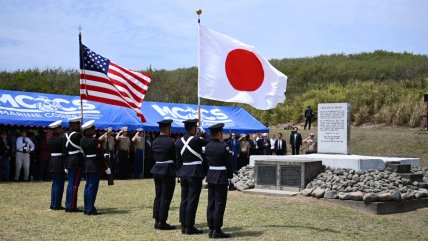   Japón y EEUU conmemoraron juntos los 80 años de la batalla de Iwo Jima 