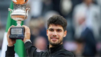   Carlos Alcaraz se quedó con la final del Masters de Roma y festejó su tercer título de la temporada 