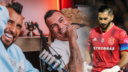   Vidal y Paredes recordaron con duras burlas sus goles a Johnny Herrera 