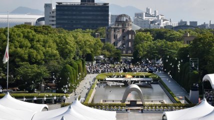   Hiroshima instó a abolir las armas nucleares en el 80 aniversario del bombardeo 