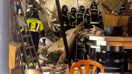  Explosión en un bar de Madrid dejó al menos 25 heridos  
