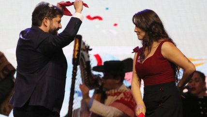   La última cueca de Gabriel Boric como Presidente en inauguración de fondas 