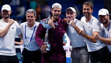   Un intratable Carlos Alcaraz sumó su octavo título de la temporada 
