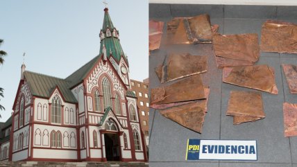   PDI recuperó placas de cobre robadas de catedral San Marcos de Arica 