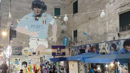   La memoria de Maradona sigue viva en Nápoles, la ciudad que lo vio triunfar 