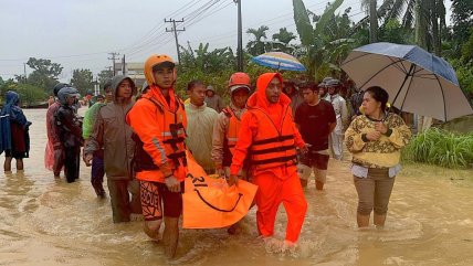   Más de 1.100 muertos por inundaciones en Indonesia, Sri Lanka y Tailandia 
