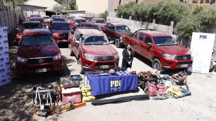 PDI desarticuló banda que robaba cobre en faenas de la Macrozona Norte  