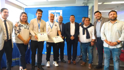   Autoridades regionales compartieron con Deportes Concepción por su ascenso a Primera 