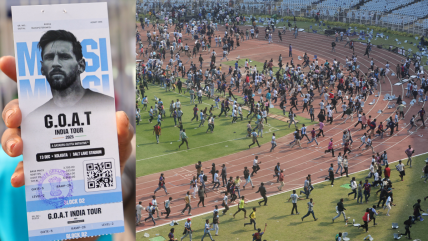   Visita de Messi a Calcuta terminó en disturbios y con el organizador detenido 