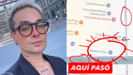   Dani Ride busca testigos tras denunciar agresión en el centro de Santiago 