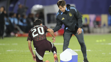   [VIDEO] El comentado gesto que tuvo Diego Placente contra el DT de México en el Mundial Sub 20 