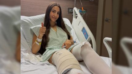   Valentina Toro sufrió rotura de ligamento cruzado: 
