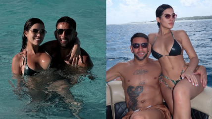   Las vacaciones de Mauricio Isla junto a Emily Matute en el Caribe 