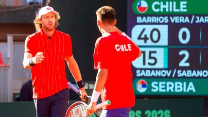   Barrios y Jarry se hicieron fuertes en el dobles y sellaron el triunfo de Chile ante Serbia 