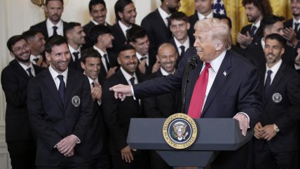   [VIDEO] Trump reveló a Messi que su hijo 