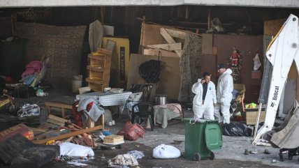   Autoridades desplegaron operativo para despejar rucos en el río Mapocho 