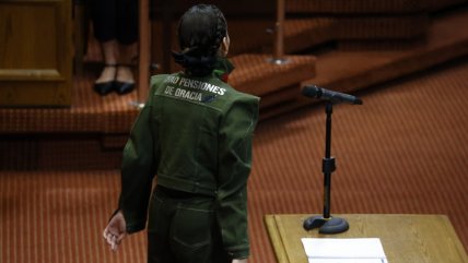   Diputada republicana juró con disfraz de carabinera y el mensaje: 