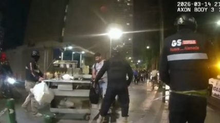  Detienen a sujeto que lanzó un balón de gas a inspector municipal en Meiggs  