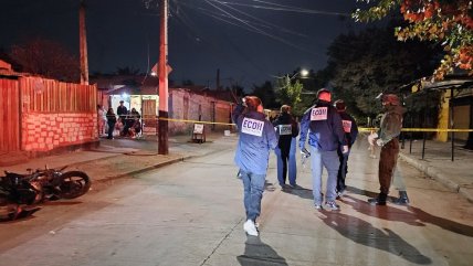   Dos muertos y seis heridos por balacera en Cerro Navia: 