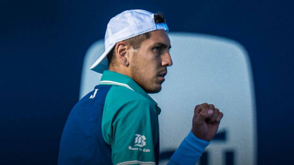   La emoción de Tabilo tras eliminar a Rublev en Miami: 