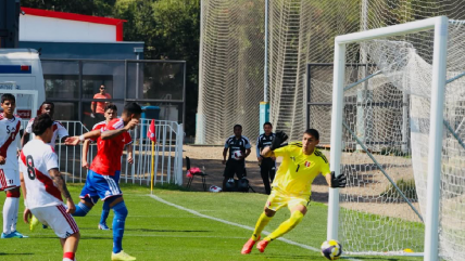   La Roja sub 20 igualó en su segundo amistoso ante Perú 