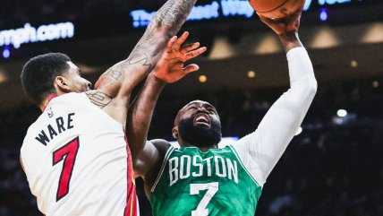   Boston Celtics aplastó a los Heat con un primer cuarto histórico 